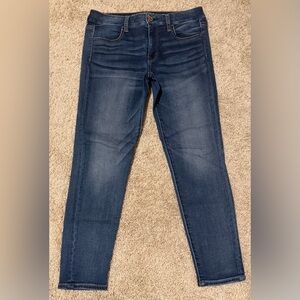 American Eagle Outfitters Dark Blue Skinny Jeans